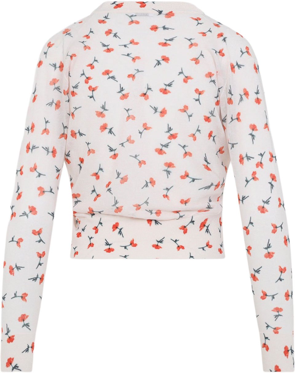 Jil Sander V-Neck Cotton Cardigan Divers