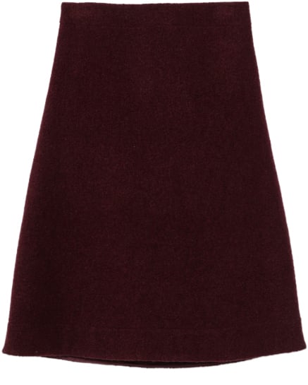 Jil Sander Skirt Burgundy Rood