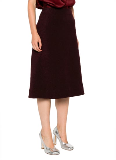 Jil Sander Skirt Burgundy Rood