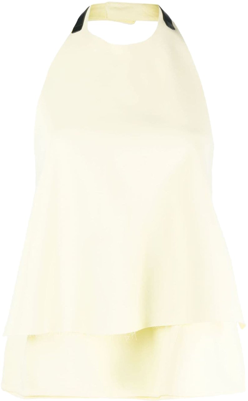 Jil Sander Top Yellow Geel