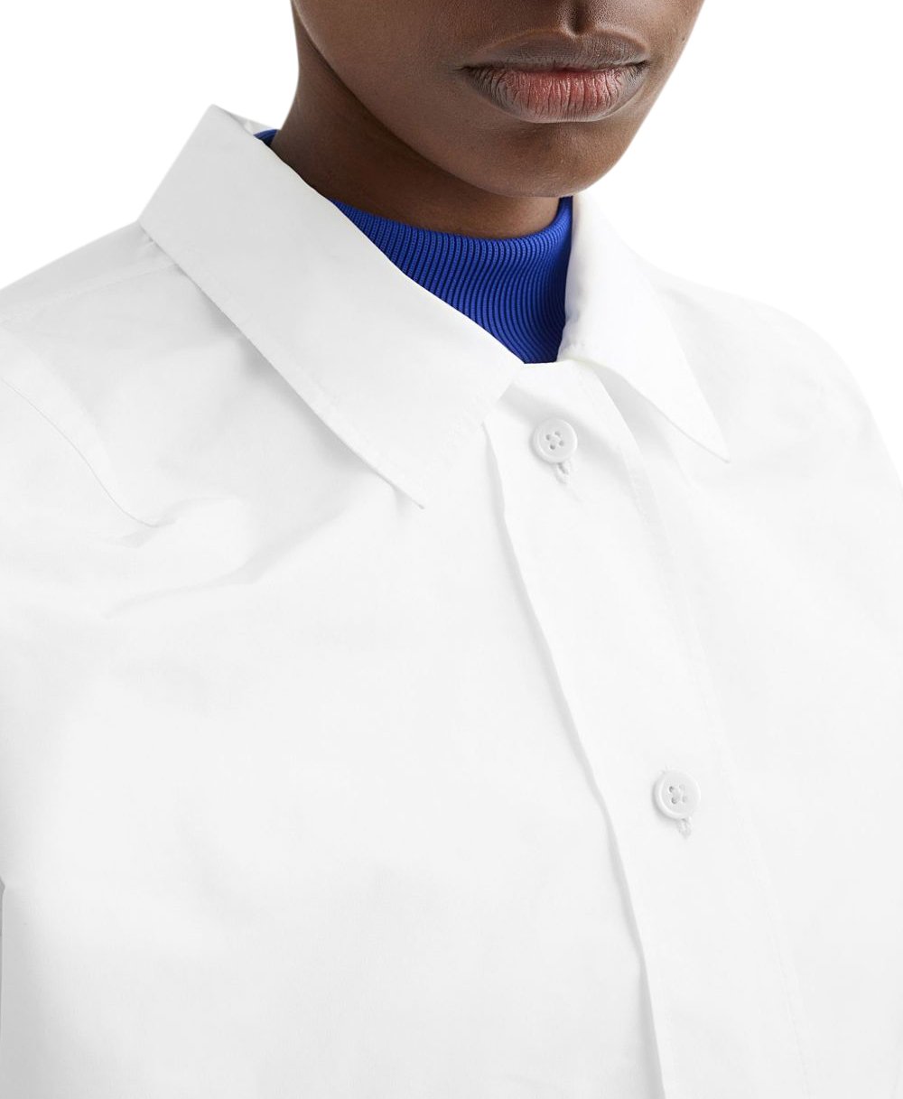 Jil Sander Coats White Wit