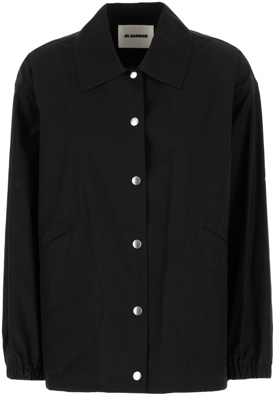 Jil Sander Jil Sander Black cotton jacket Zwart