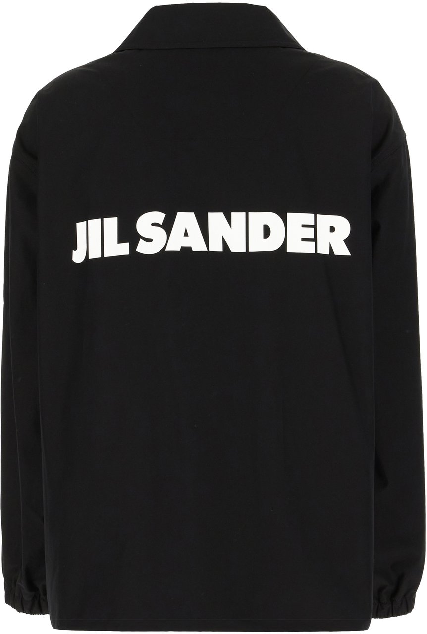 Jil Sander Jil Sander Black cotton jacket Zwart