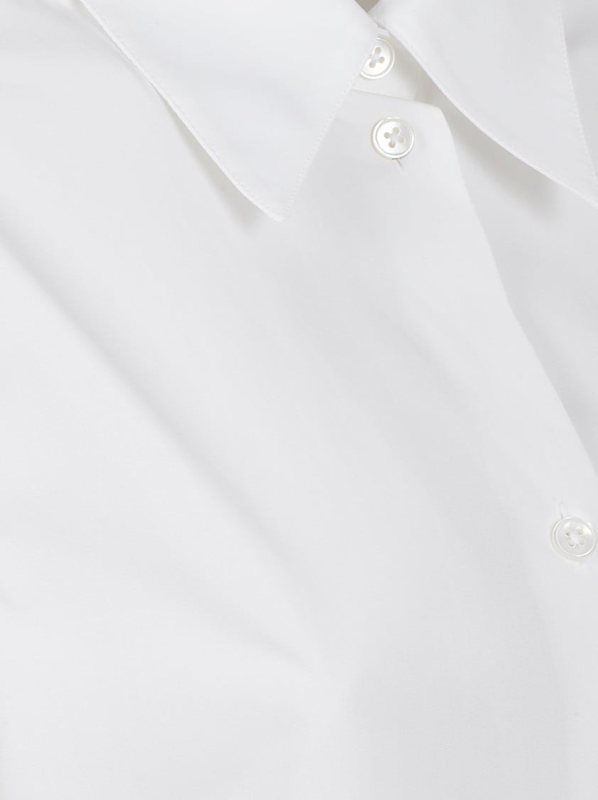 Jil Sander Minimalist Cotton Shirt With Button Closure Wit