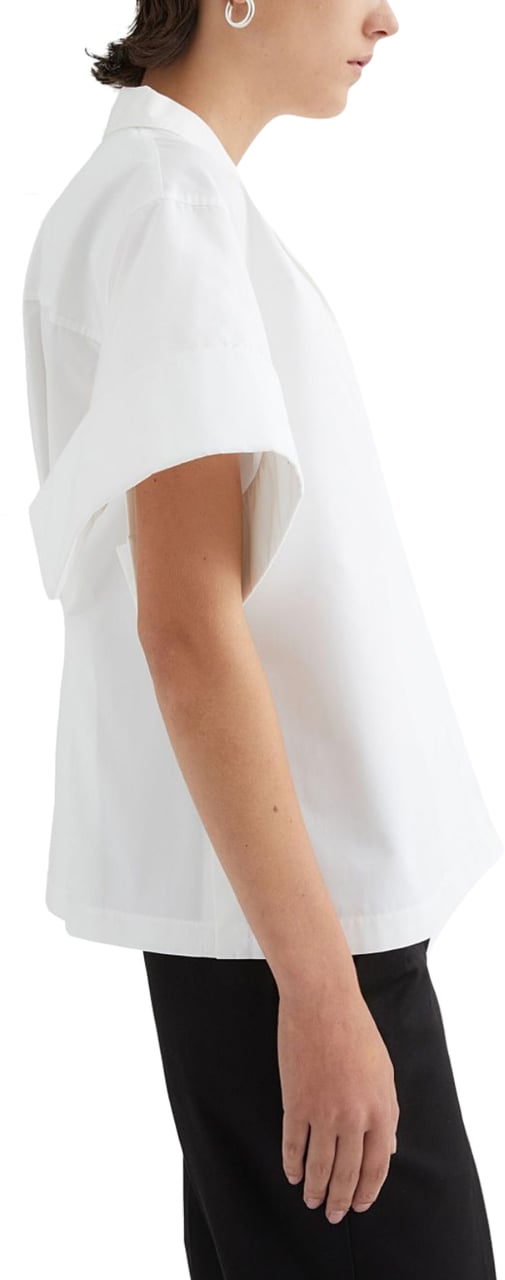 Jil Sander Origami Shirt Optic White Wit
