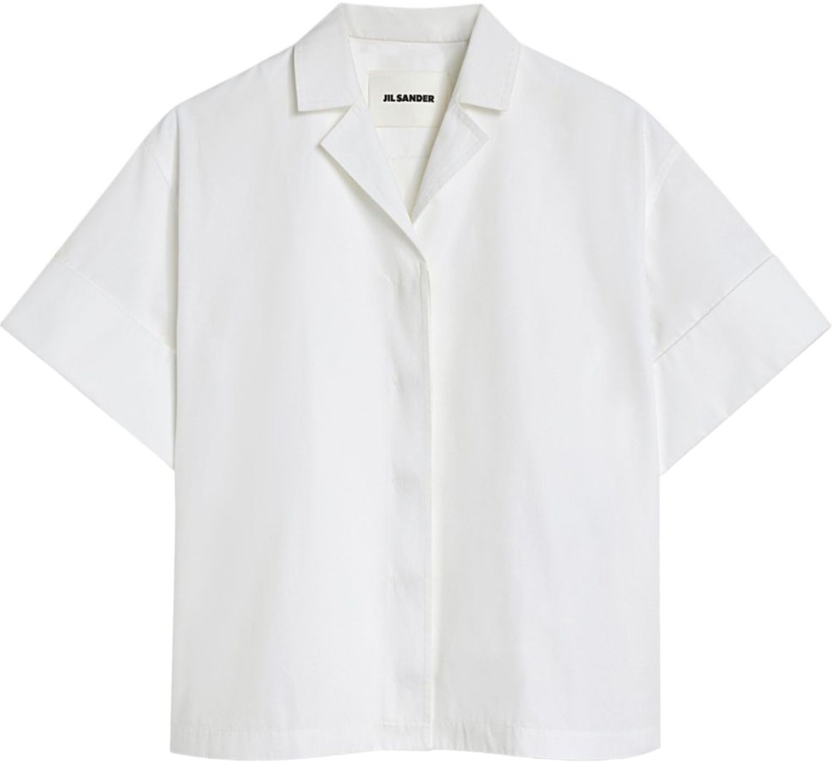 Jil Sander Origami Shirt Optic White Wit
