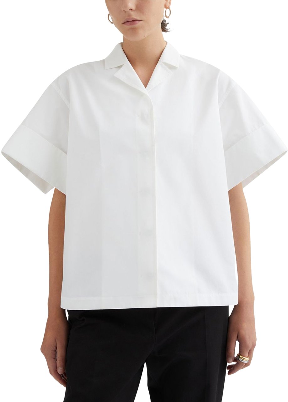 Jil Sander Origami Shirt Optic White Wit