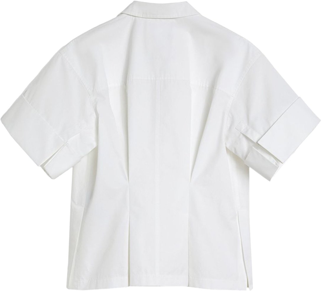Jil Sander Origami Shirt Optic White Wit