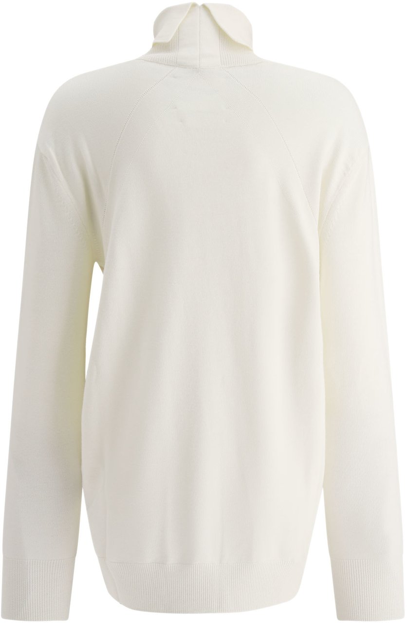 Jil Sander Lighweight turtleneck sweater Wit