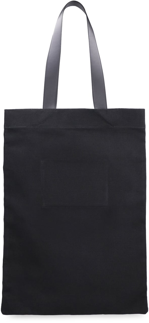 Jil Sander Canvas tote bag Zwart