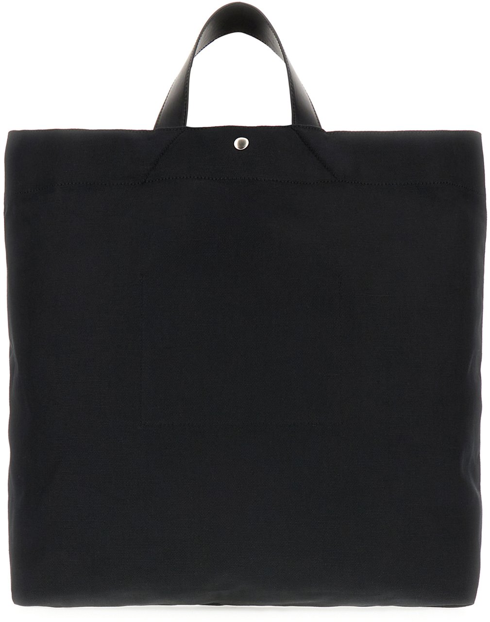 Jil Sander Jil Sander Black canvas shopping bag Zwart