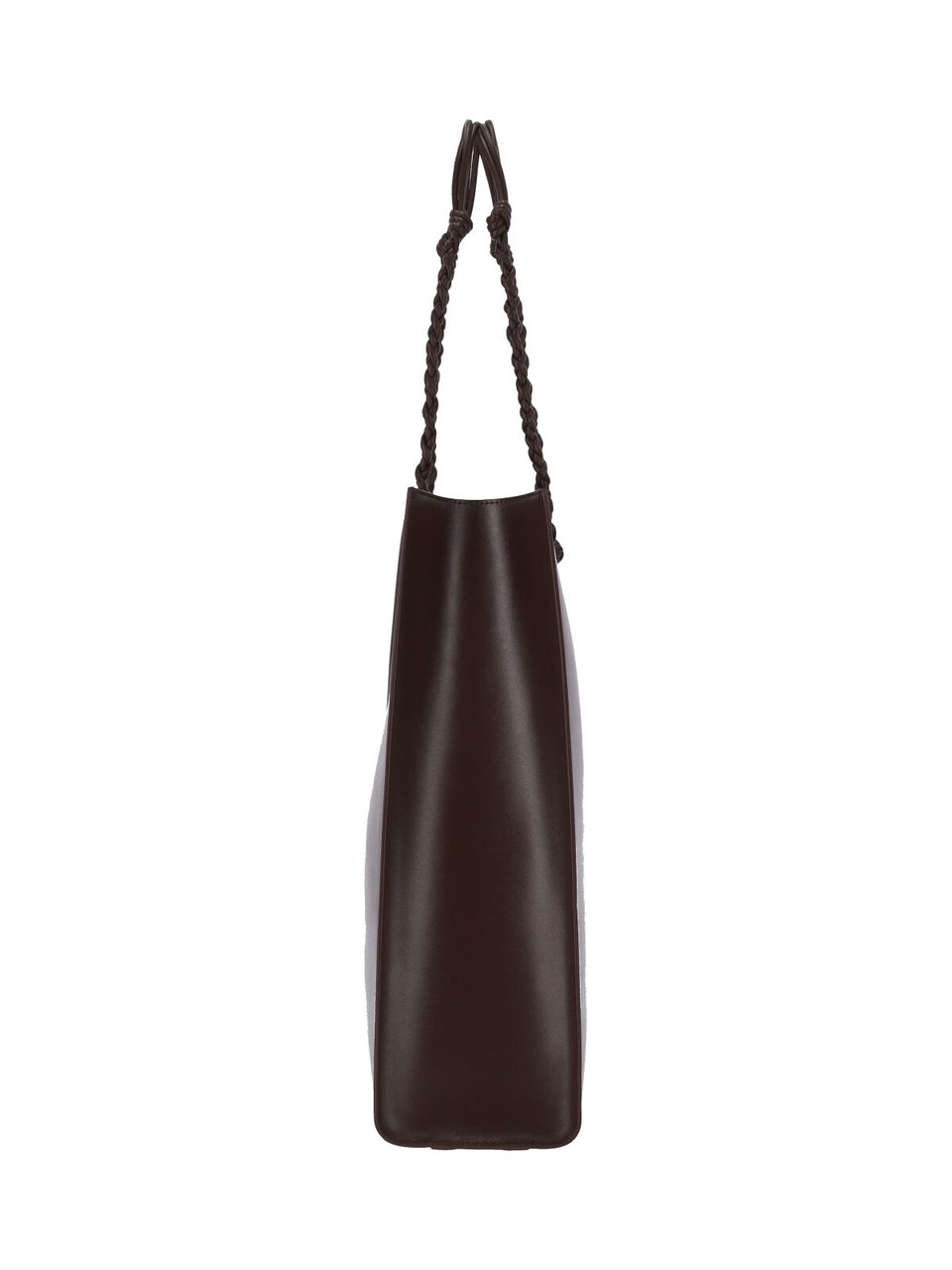 Jil Sander Brown Tangle Braided Leather Tote Bag Bruin