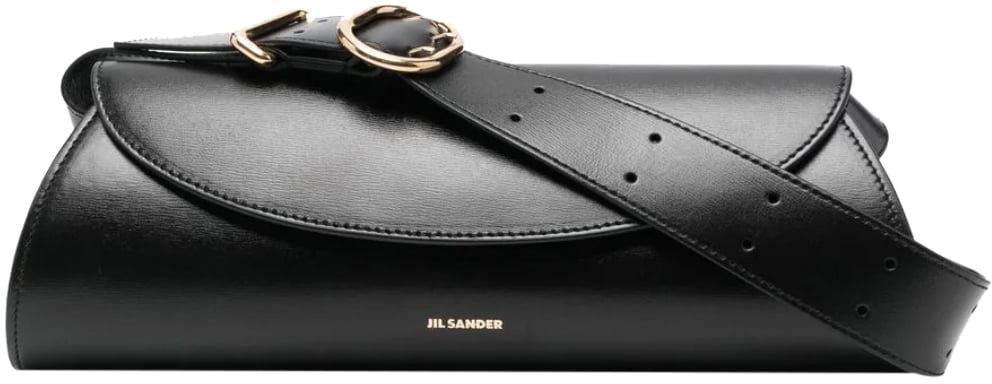 Jil Sander Cannolo Sm Black Zwart