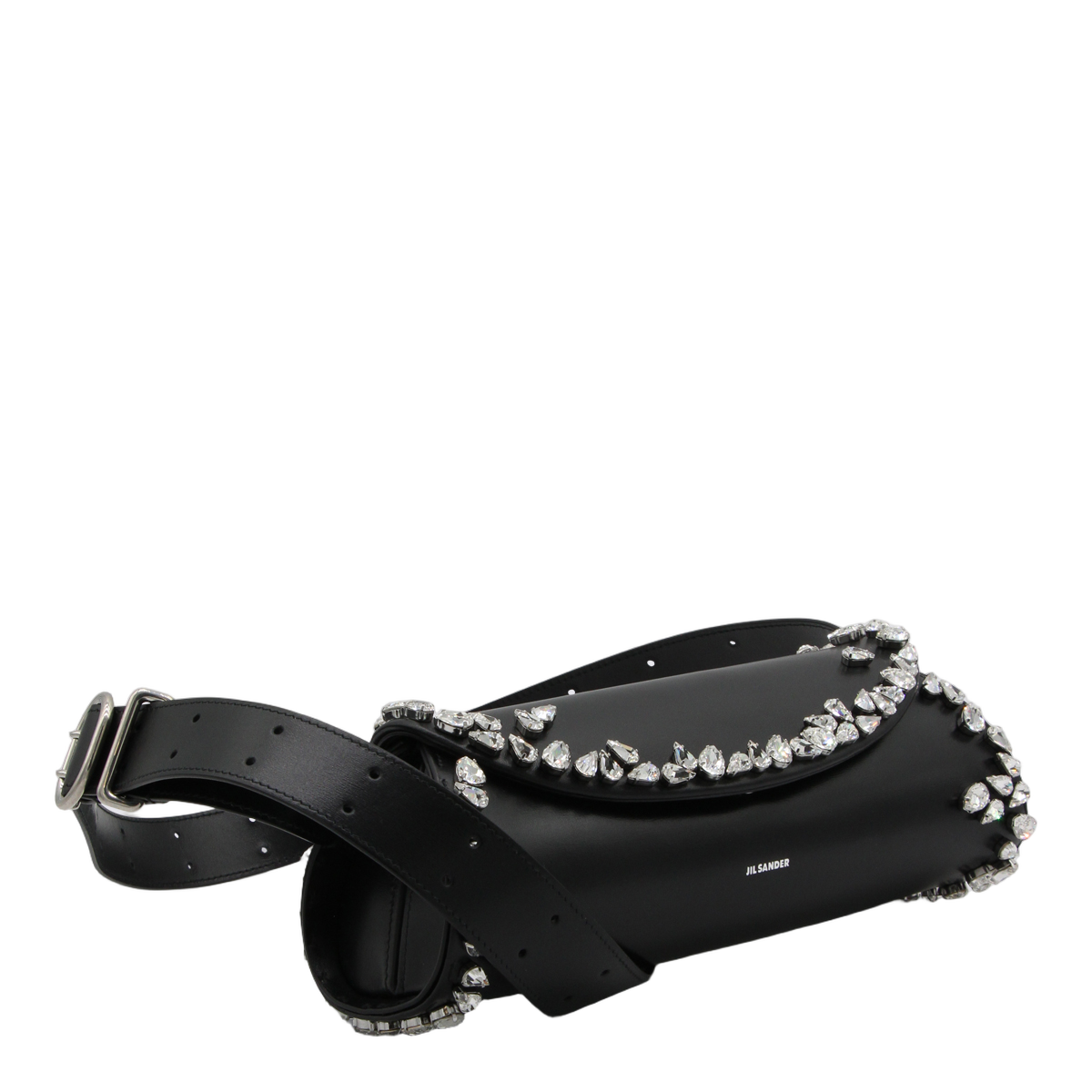 Jil Sander Structured Black Bag Zwart