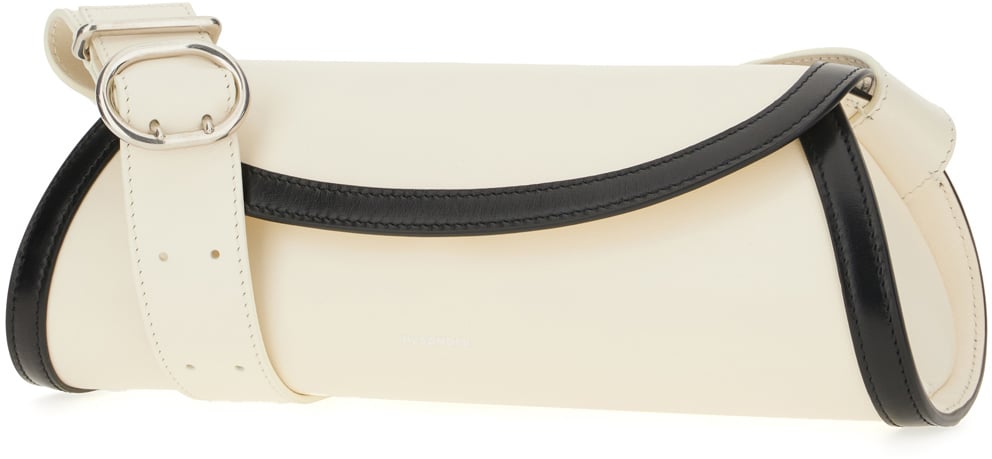 Jil Sander Jil Sander Two-tone leather small Cannolo shoulder bag Divers