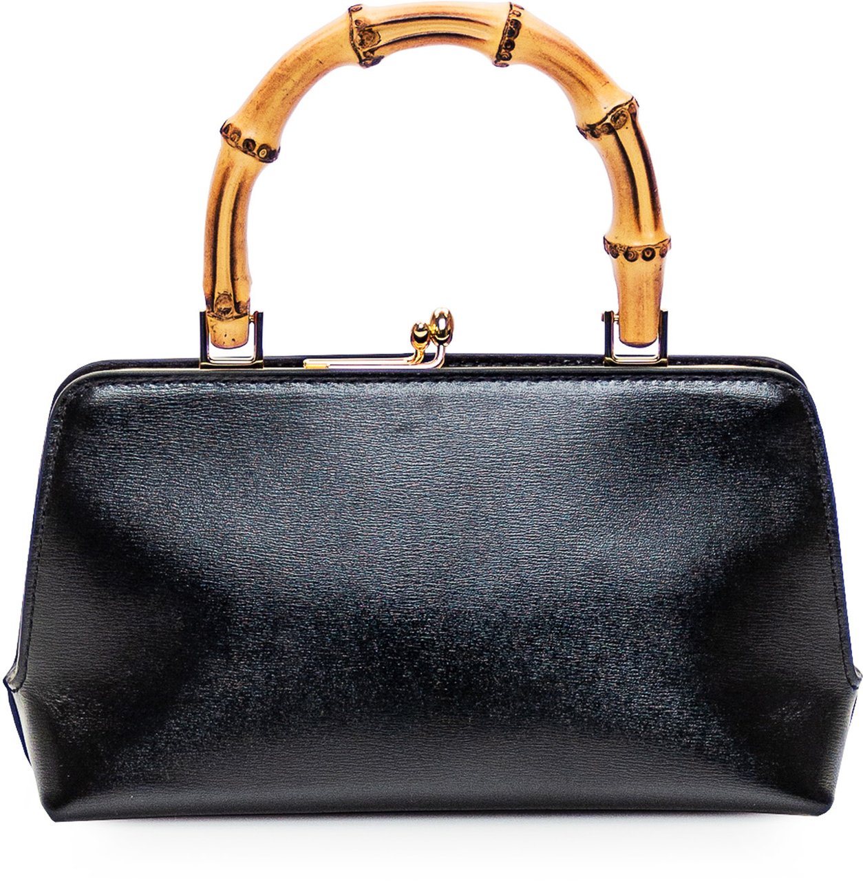 Jil Sander Borsa Goji Bamboo Mini Zwart