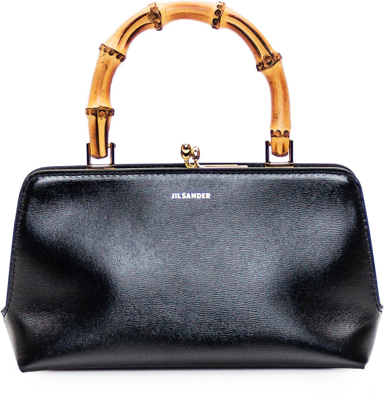 Jil Sander Borsa Goji Bamboo Mini Zwart