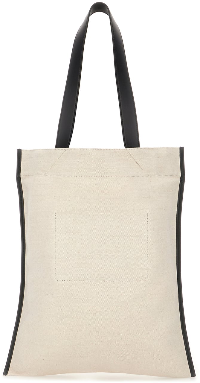 Jil Sander Sand canvas shopping bag Beige