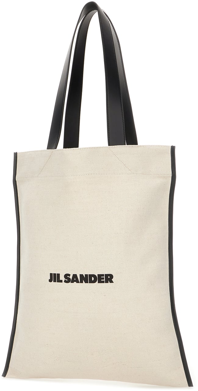 Jil Sander Sand canvas shopping bag Beige