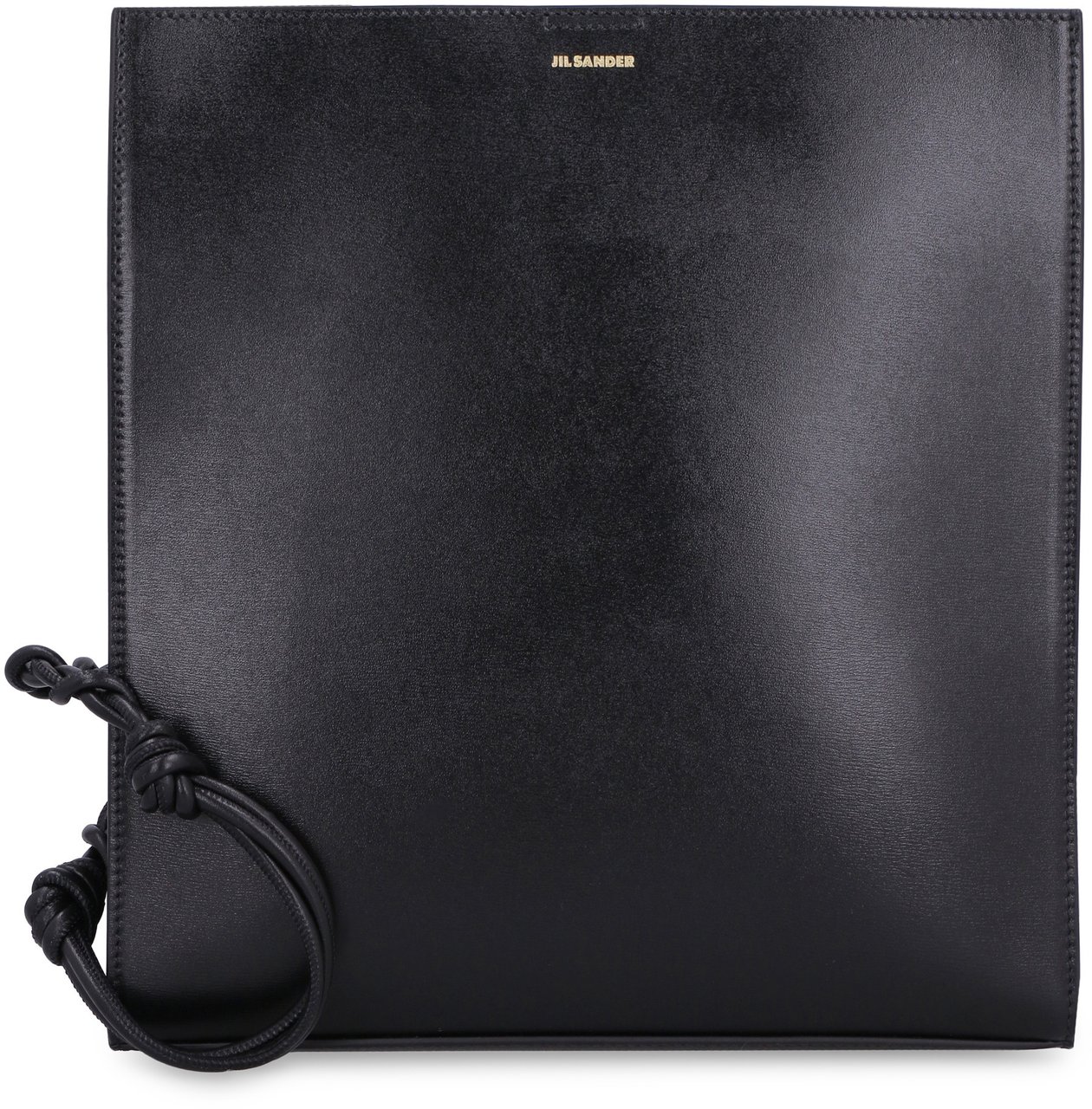 Jil Sander Tangle leather crossbody bag Zwart