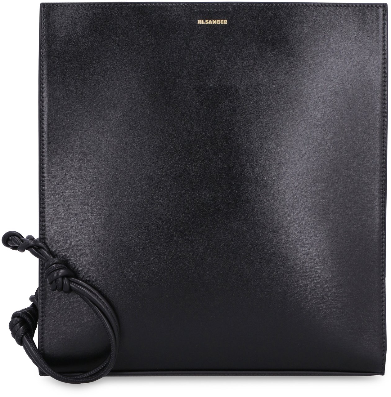 Jil Sander Tangle leather crossbody bag Zwart