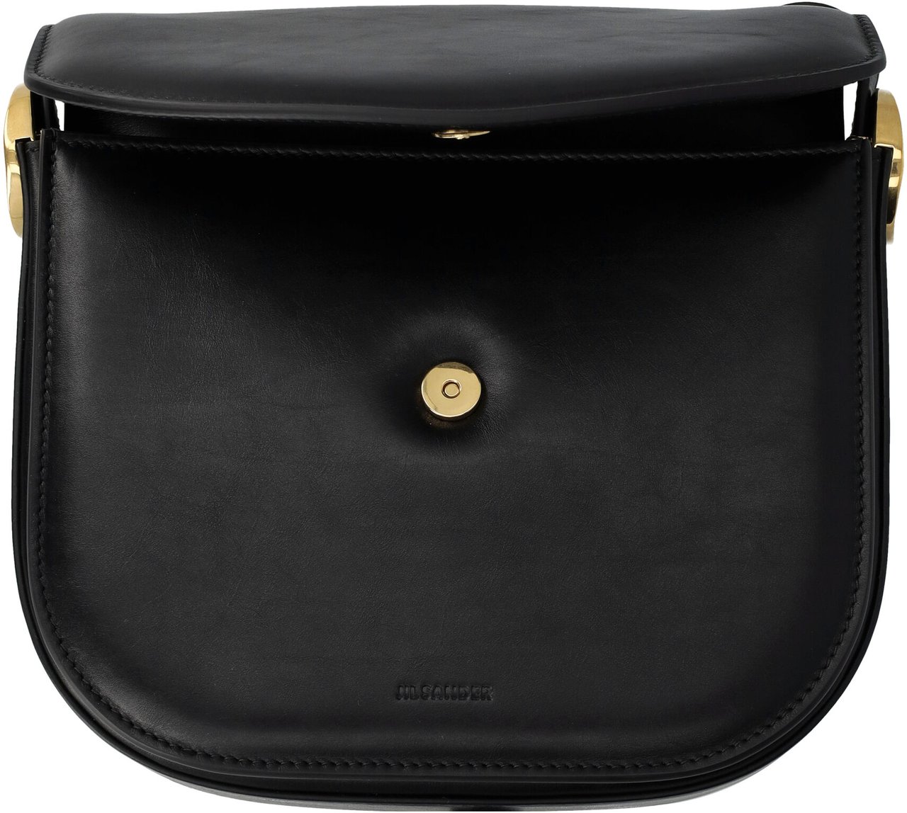 Jil Sander Coin crossbody medium bag Zwart