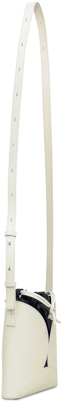 Jil Sander Borsa Ellipse Wit