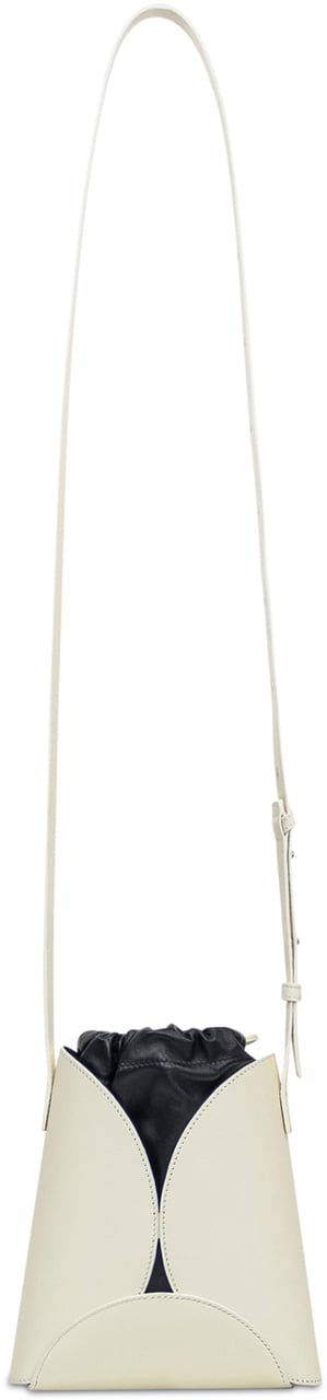 Jil Sander Borsa Ellipse Wit