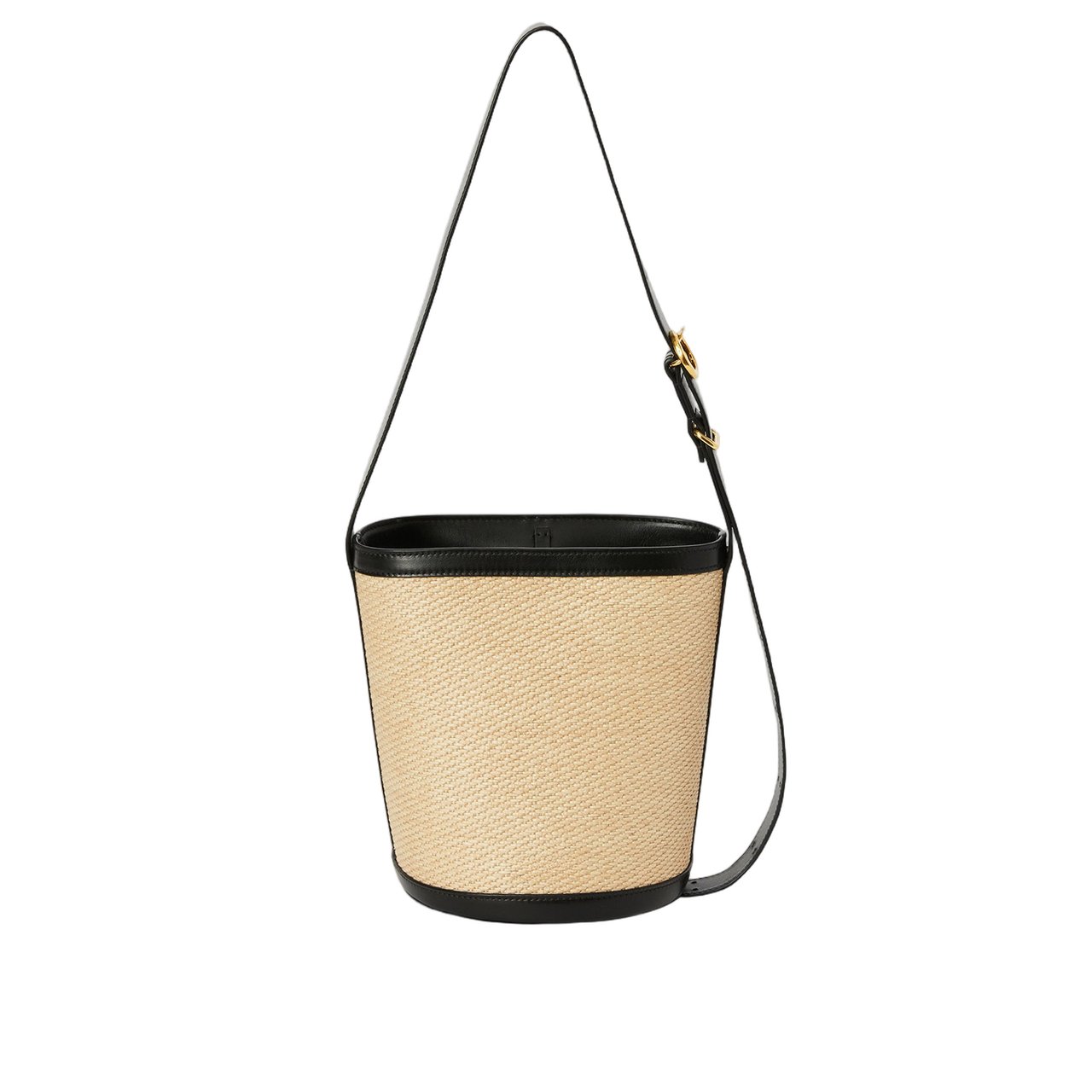 Jil Sander Cannolo Bucket Bag With Leather Neutraal