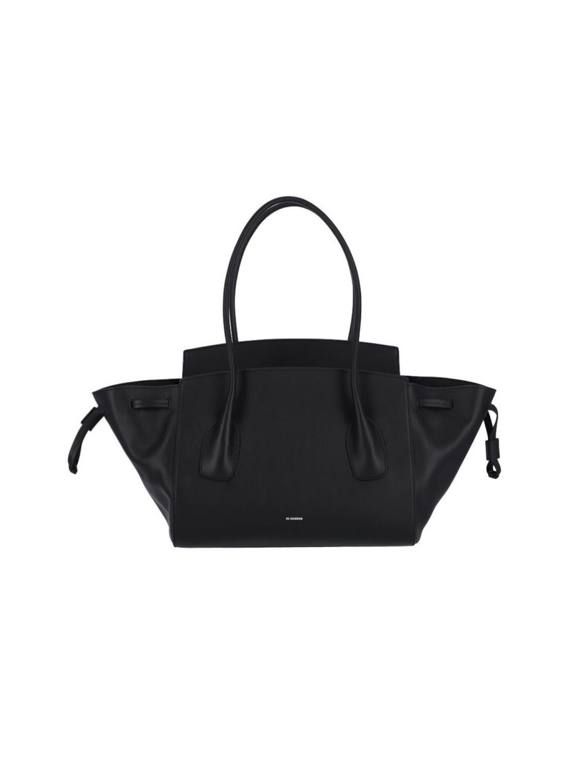 Jil Sander "Voyage" Small Bag Black Zwart