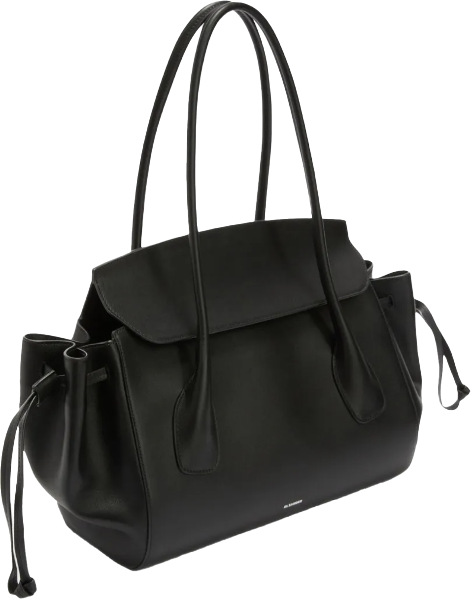 Jil Sander Voyage Sm Black Zwart
