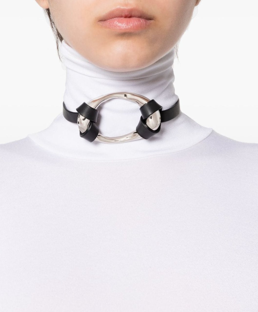 Jil Sander Necklace - Black/silver Zwart