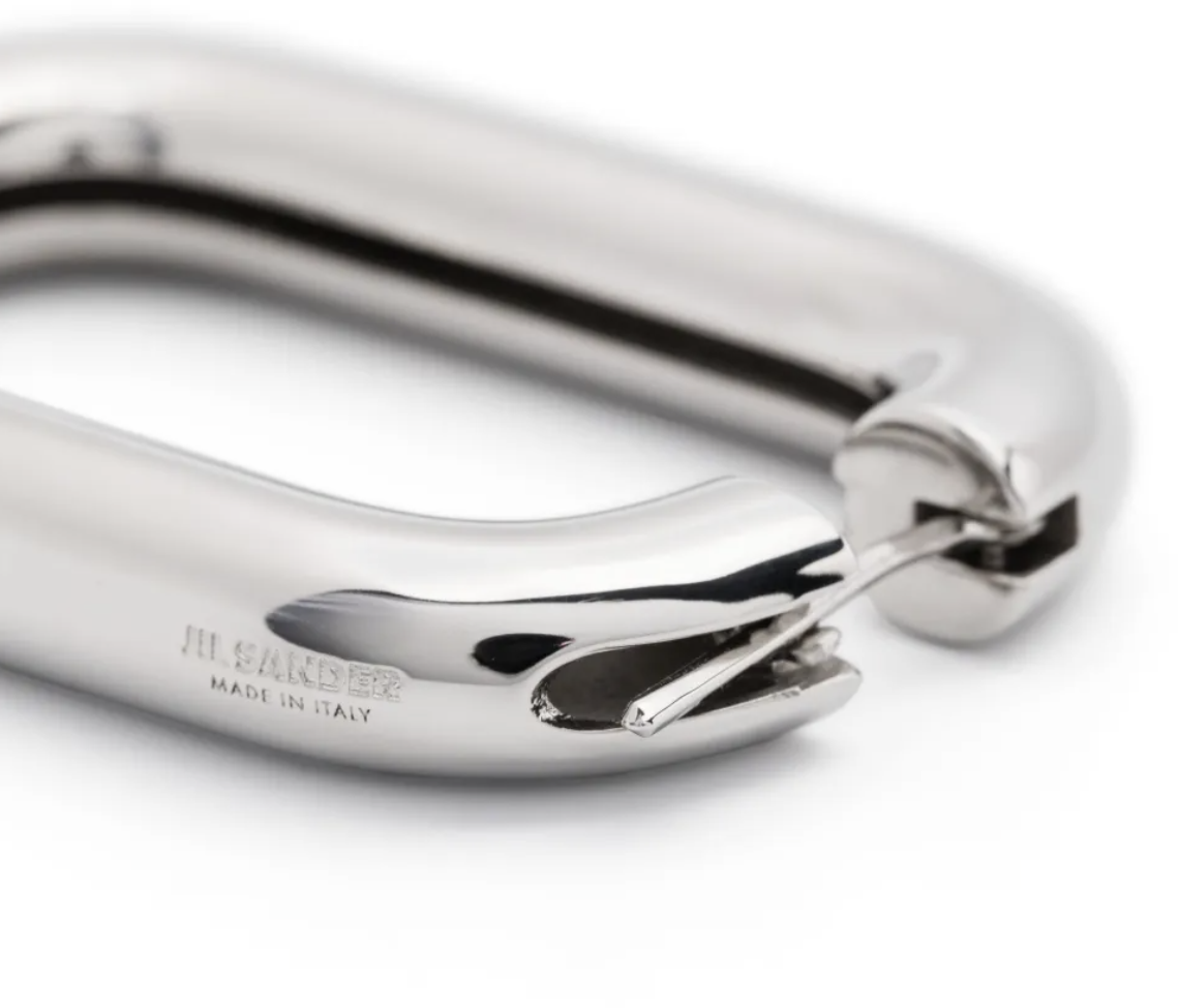Jil Sander Earrings 1 Silver Zilver