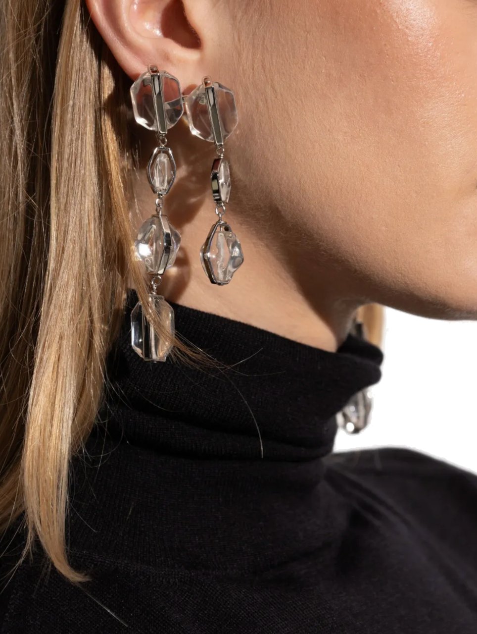 Jil Sander Gw13 Earrings 2 Silver Zilver