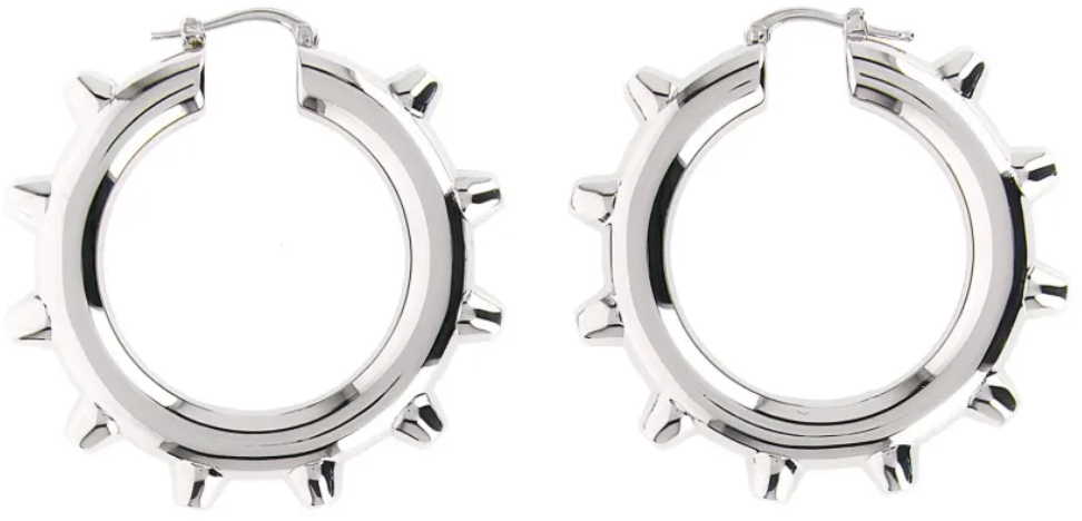 Jil Sander Earrings 731 Silver Zilver