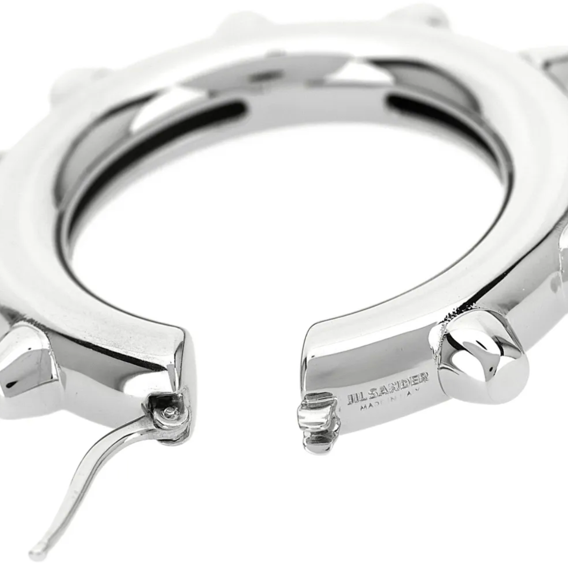Jil Sander Earrings 731 Silver Zilver