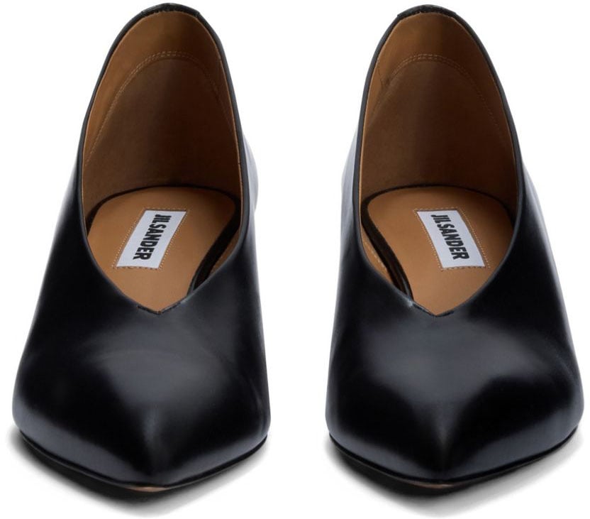 Jil Sander With Heel Black Zwart