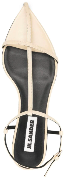 Jil Sander Cage Sandals Beige Beige