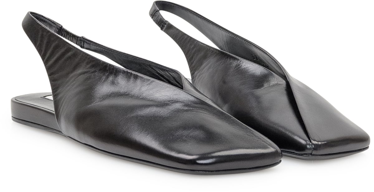 Jil Sander Slingback Zwart