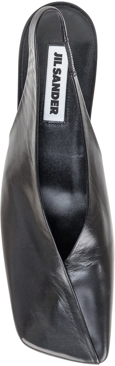 Jil Sander Slingback Zwart