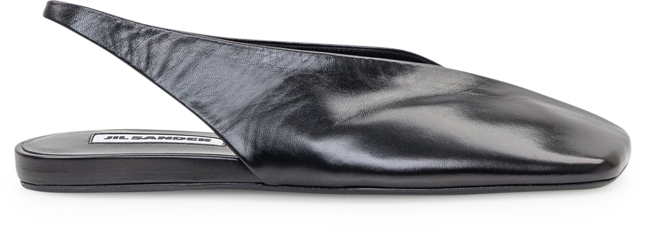 Jil Sander Slingback Zwart