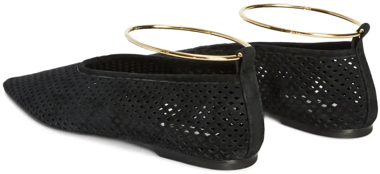 Jil Sander Ballerina Black Zwart