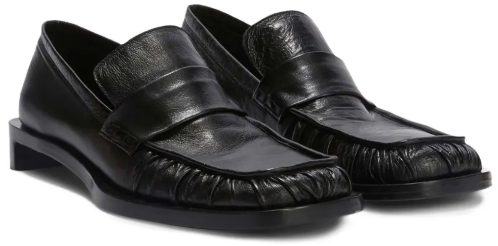 Jil Sander Heeled Loafer Black Zwart