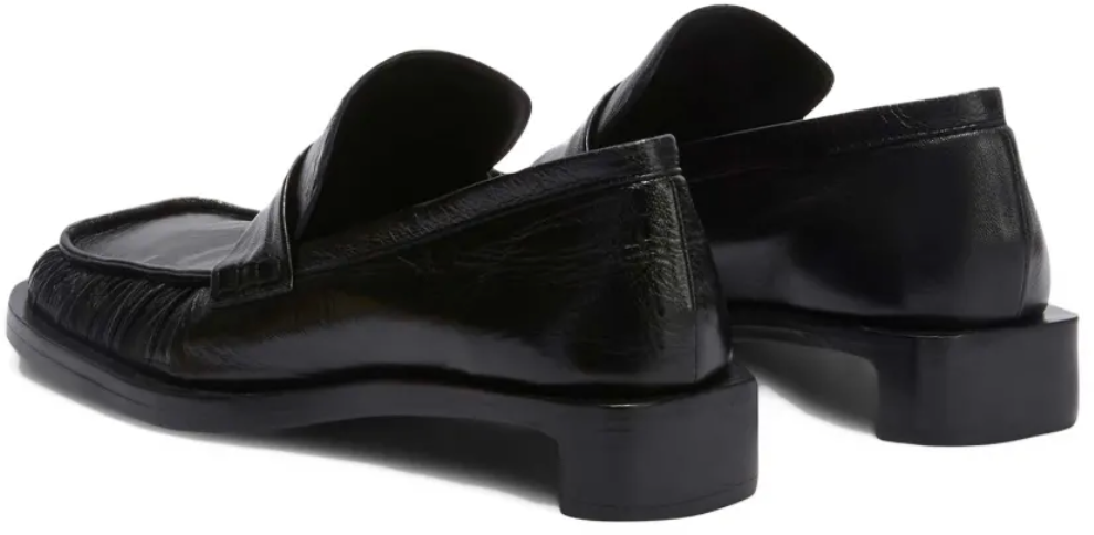 Jil Sander Heeled Loafer Black Zwart