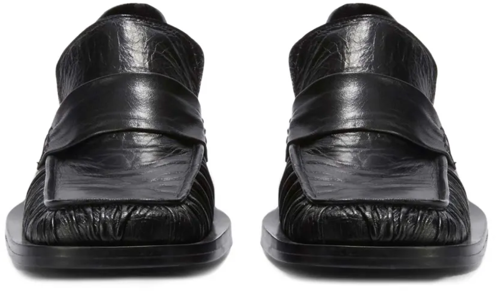 Jil Sander Heeled Loafer Black Zwart