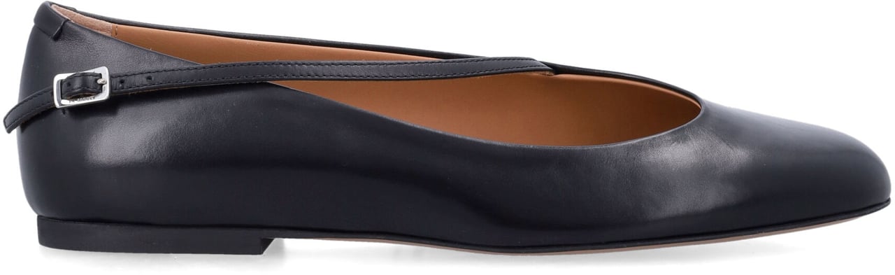 Jil Sander Ballerina Nero Zwart