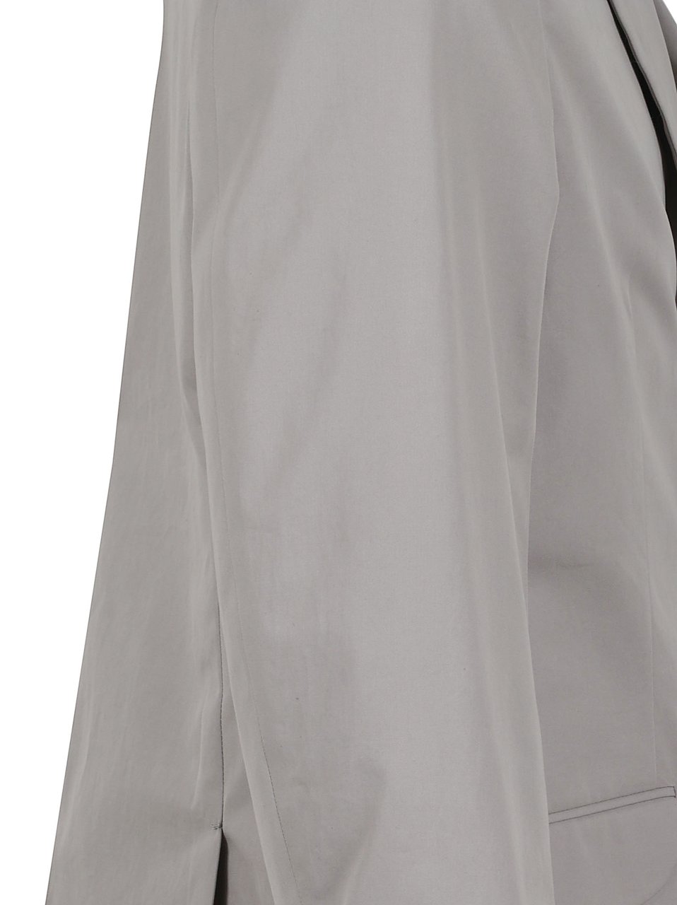 Jil Sander Minimalist Matte-Finish Jacket with Classic Notch Lapel Grijs