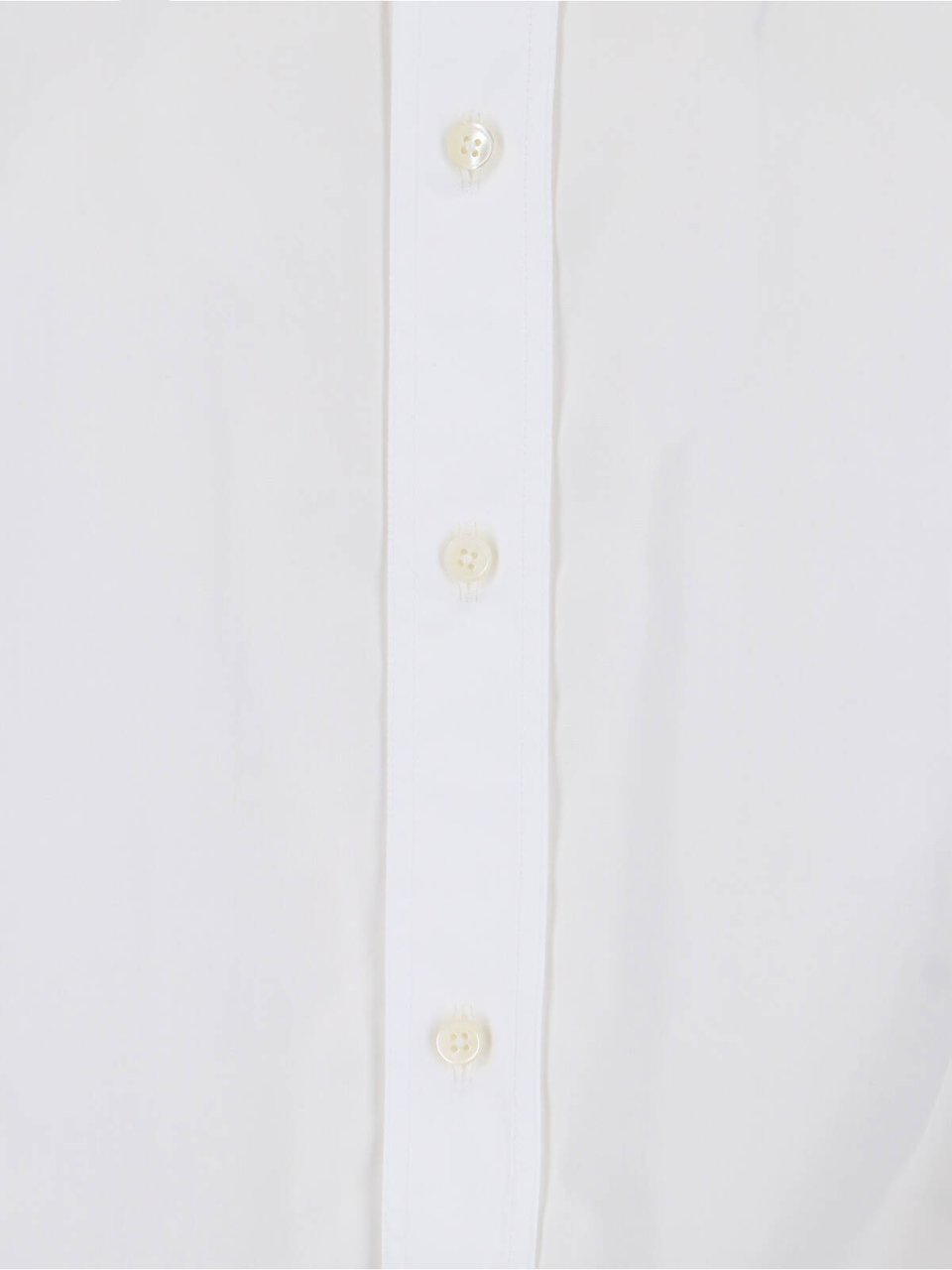 Jil Sander White Minimalist Pointed Collar Cotton Shirt Wit