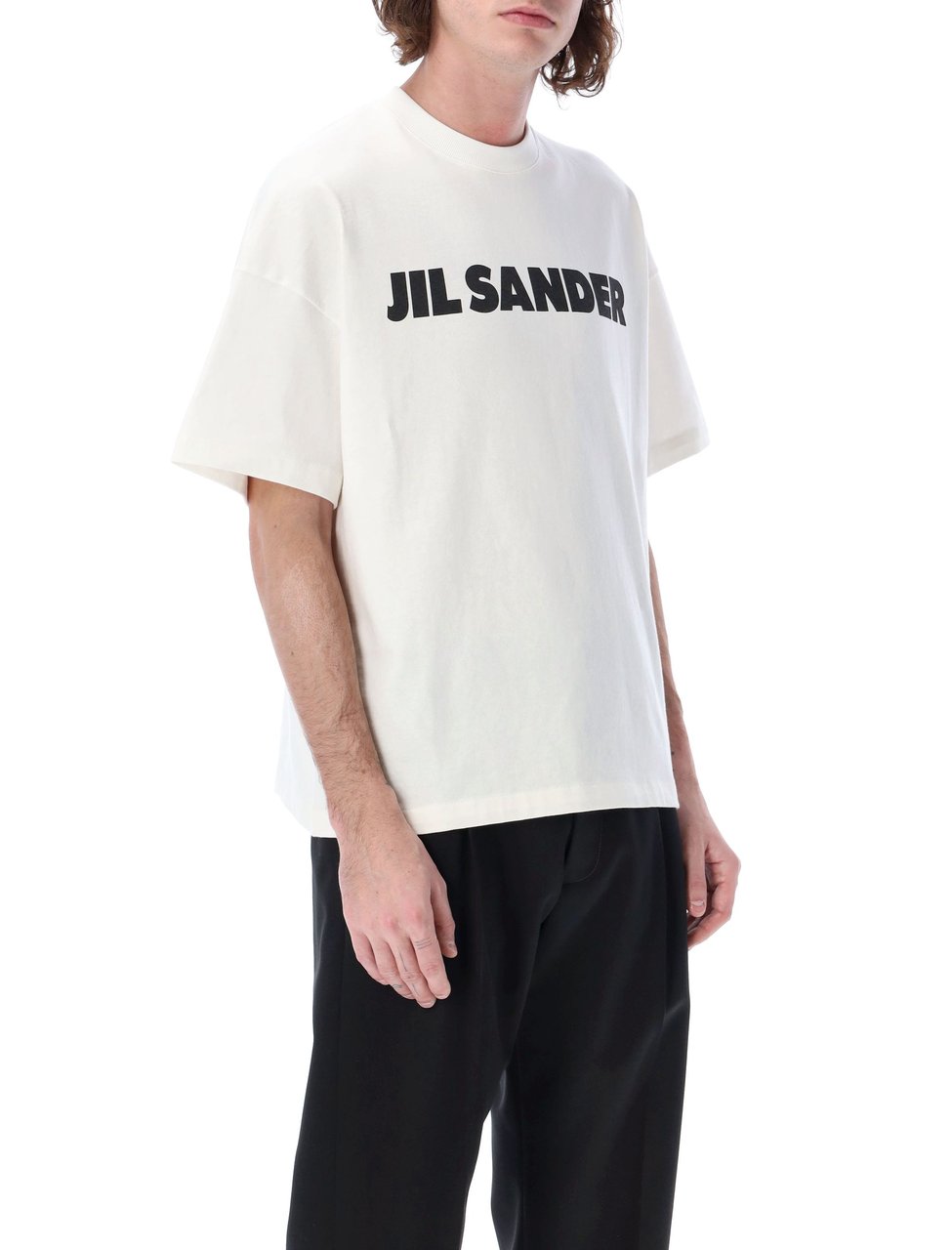Jil Sander T-Shirt Cn Ss Porcelain Wit