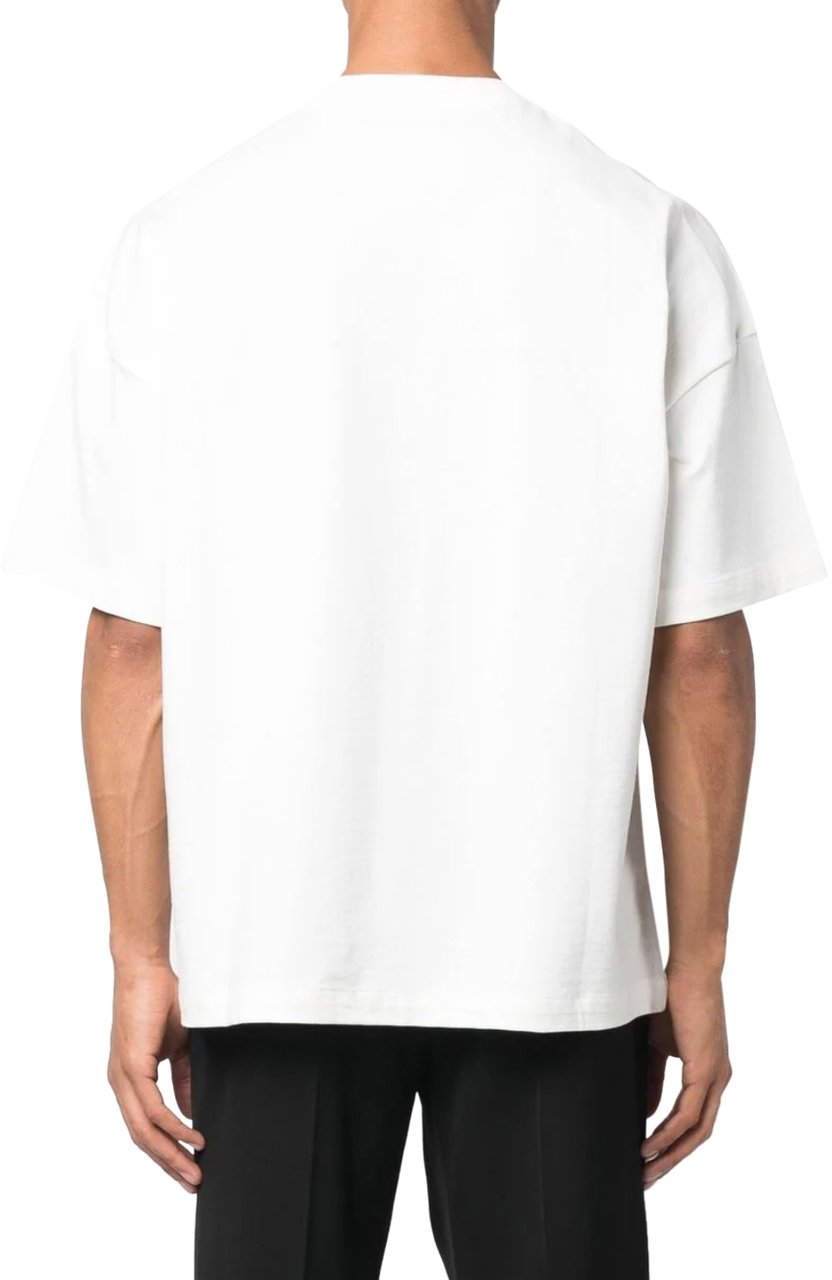 Jil Sander Logo T-shirt Porcelain White Wit